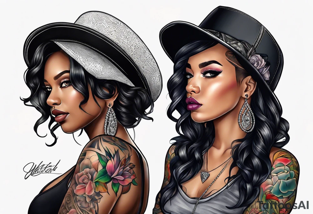 black lesbians tattoo idea