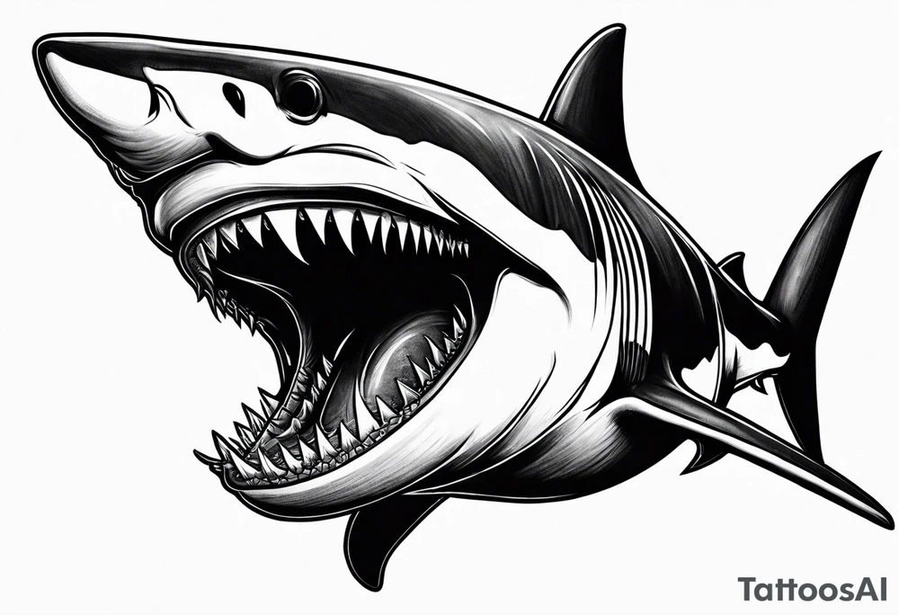 Shark reaper tattoo idea