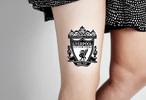 Small tattoo for a woman who love the Liverpool city, I would like to write the name of the city creating a heart shape, just text no places and no football tattoo idea