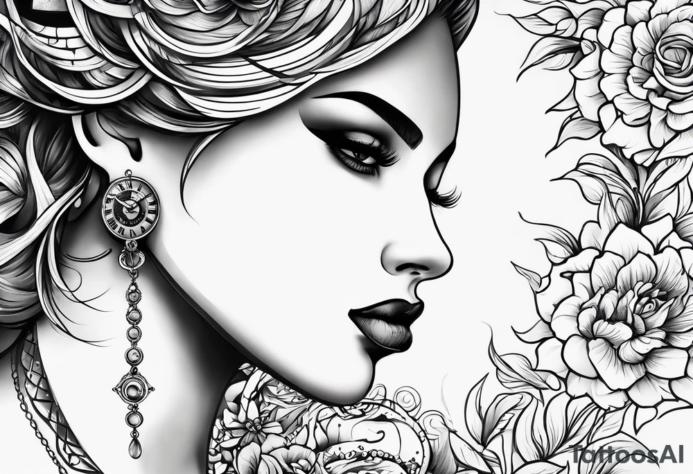 Écriture : no need to run after the time tattoo idea