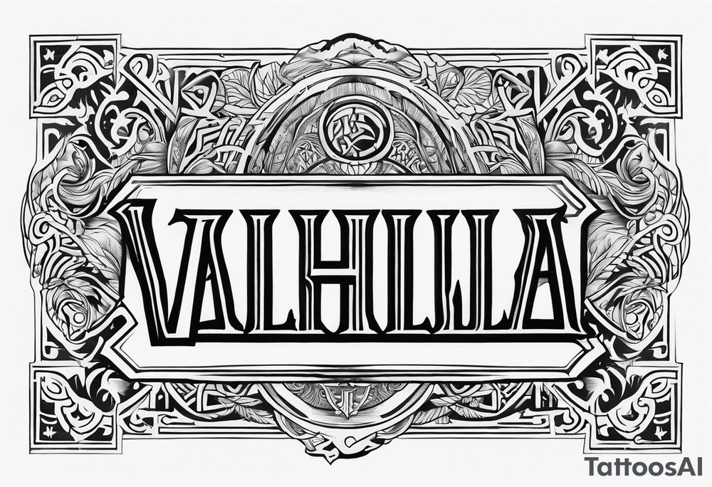 Valhalla fog tattoo idea