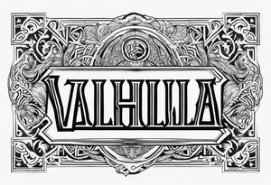 Valhalla fog tattoo idea