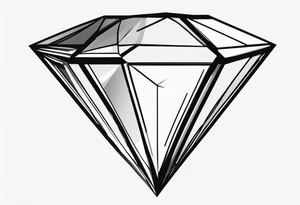 A drop consisting of triangles or polygons, with transparent parts inside. tattoo idea