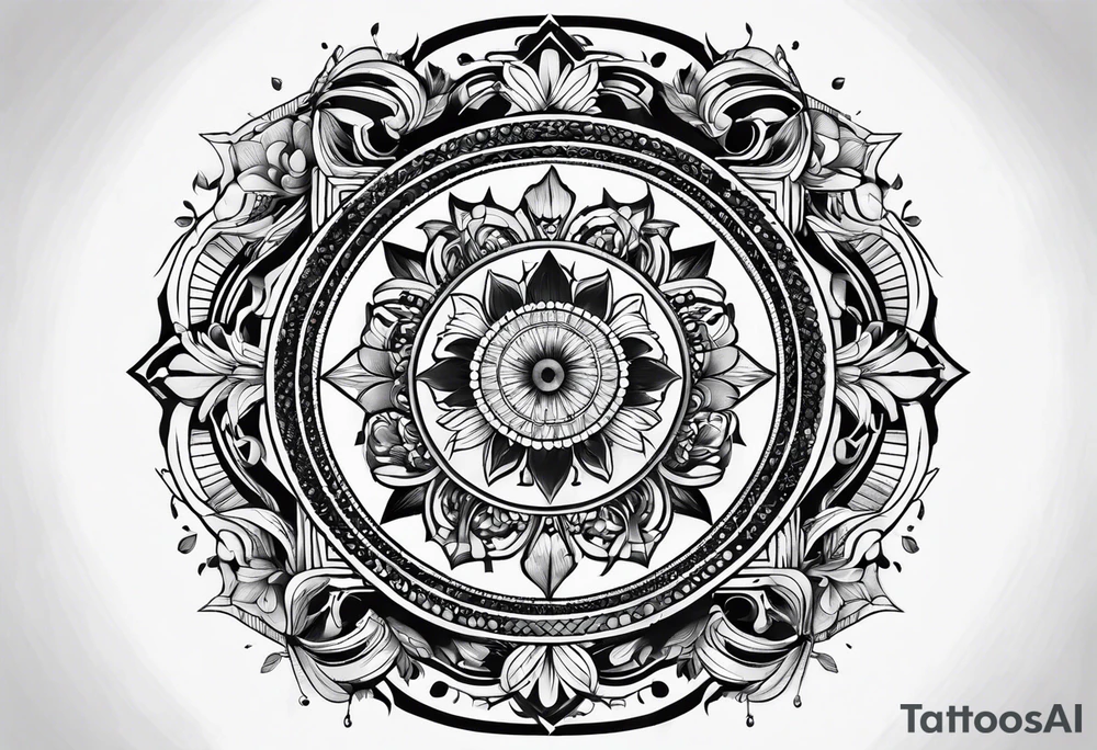 Circular tattoo idea