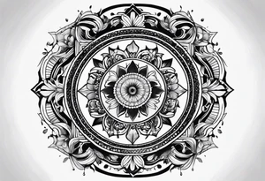 Circular tattoo idea