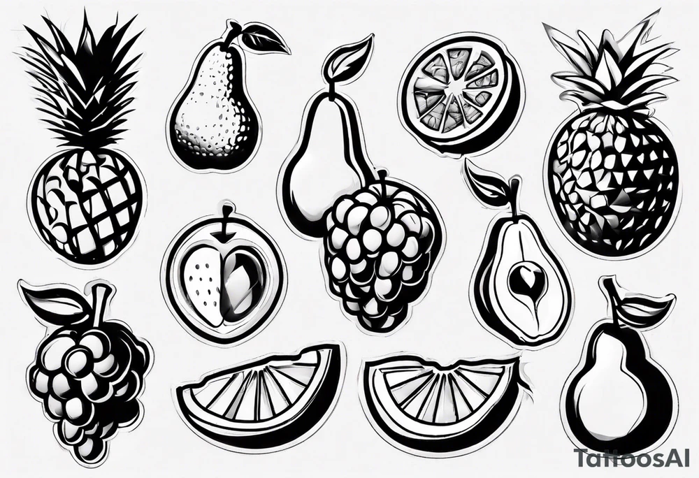 Fruits tattoo idea
