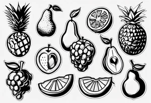 Fruits tattoo idea