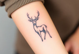Deer tattoo idea