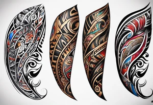 Puerto Rican tribal arm tattoo tattoo idea