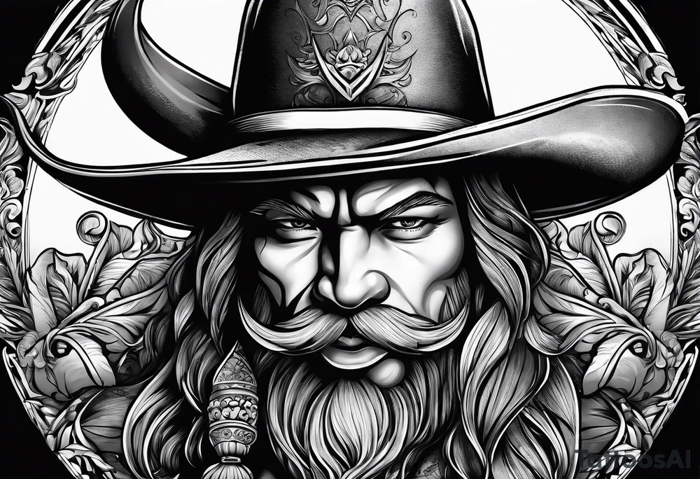 Cigars, booze, bull fighting tattoo idea