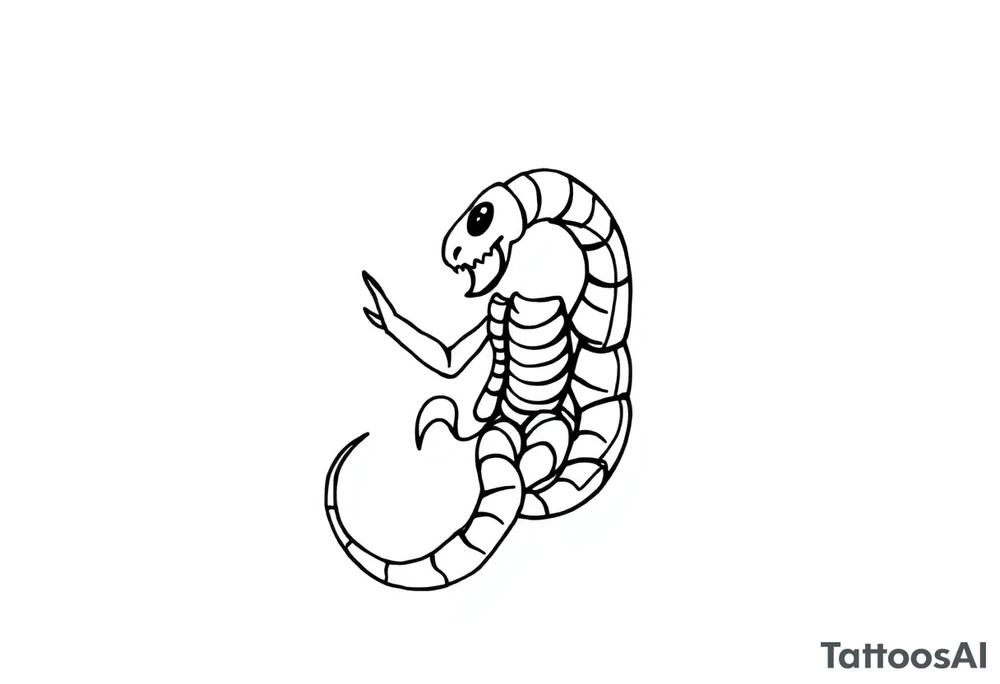 Scorpian tattoo idea