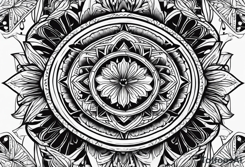 pattern tattoo idea