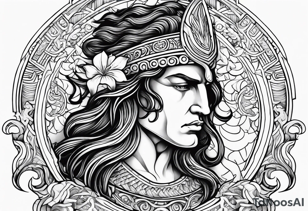 New Zealand, Greek god of the sea tattoo idea