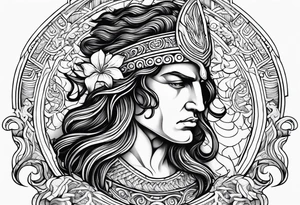 New Zealand, Greek god of the sea tattoo idea