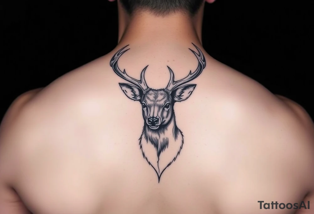 Sorcerer buck deer tattoo idea