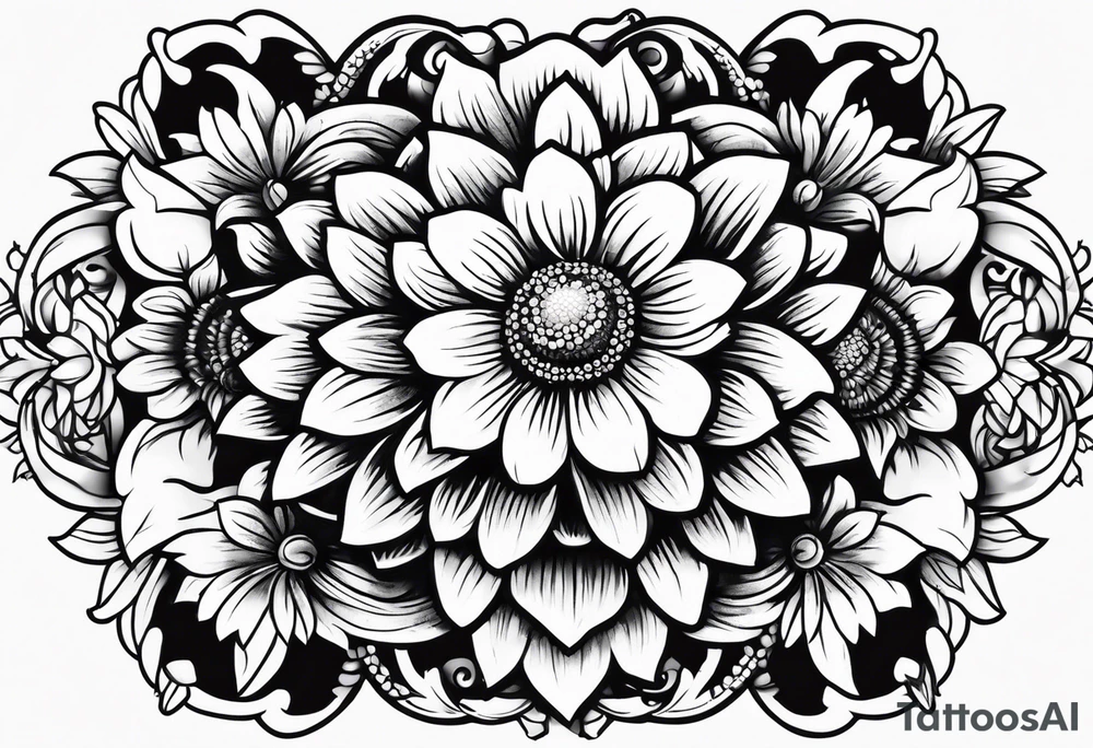 Daisy chain tattoo idea