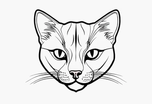 Lovely cat tattoo idea