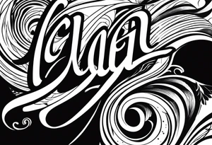 CM - AL - ER - EG tattoo idea