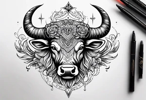 Taurus and cancer together tattoo idea