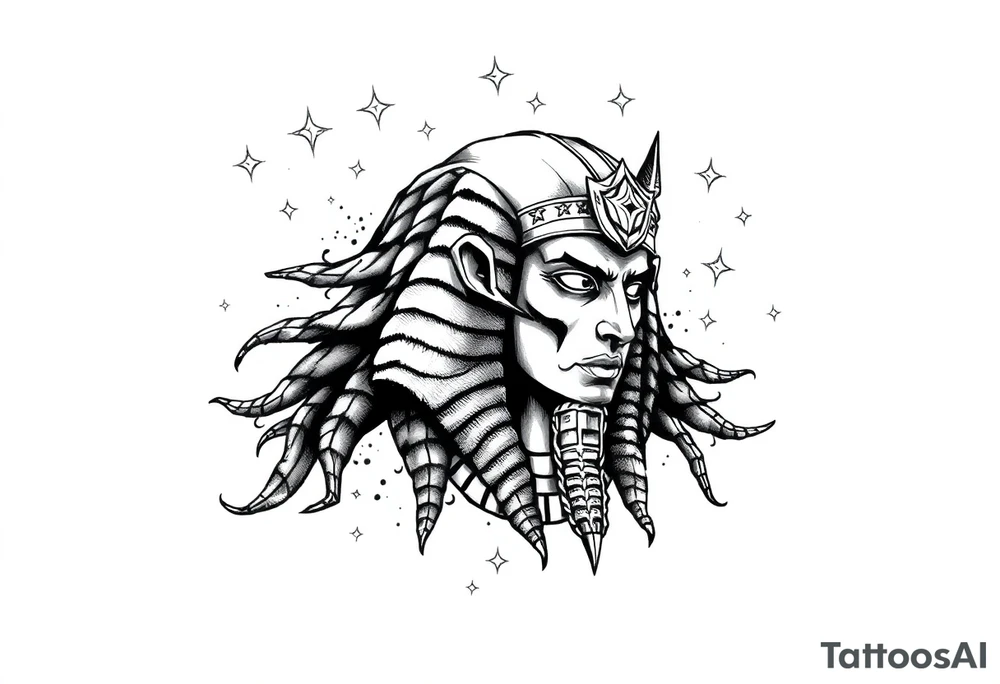 osiris,stars. tattoo idea