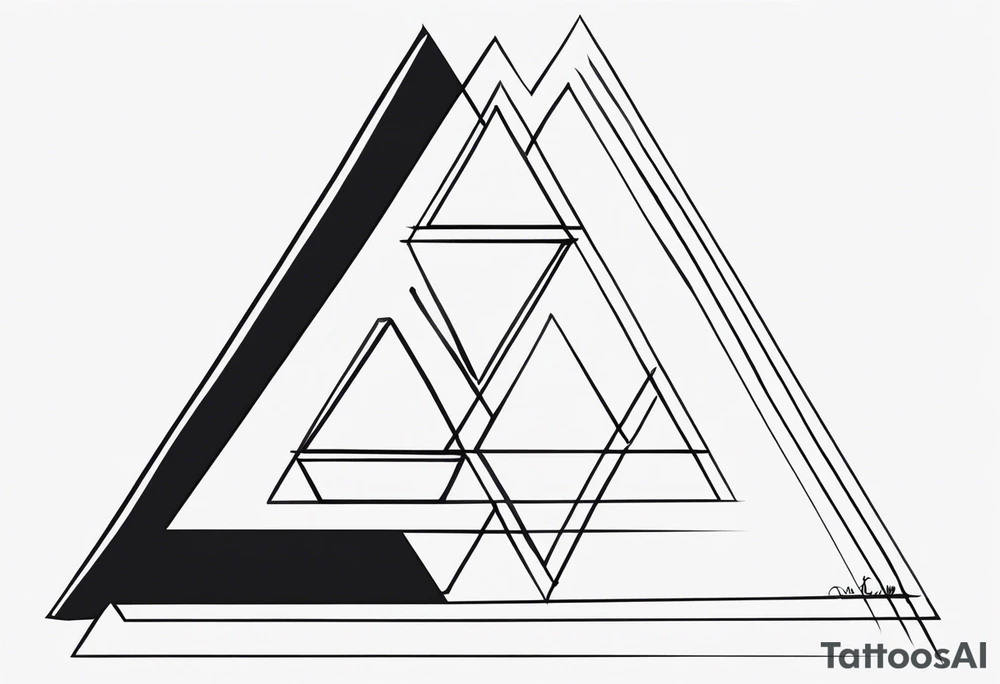 triangle tattoo idea
