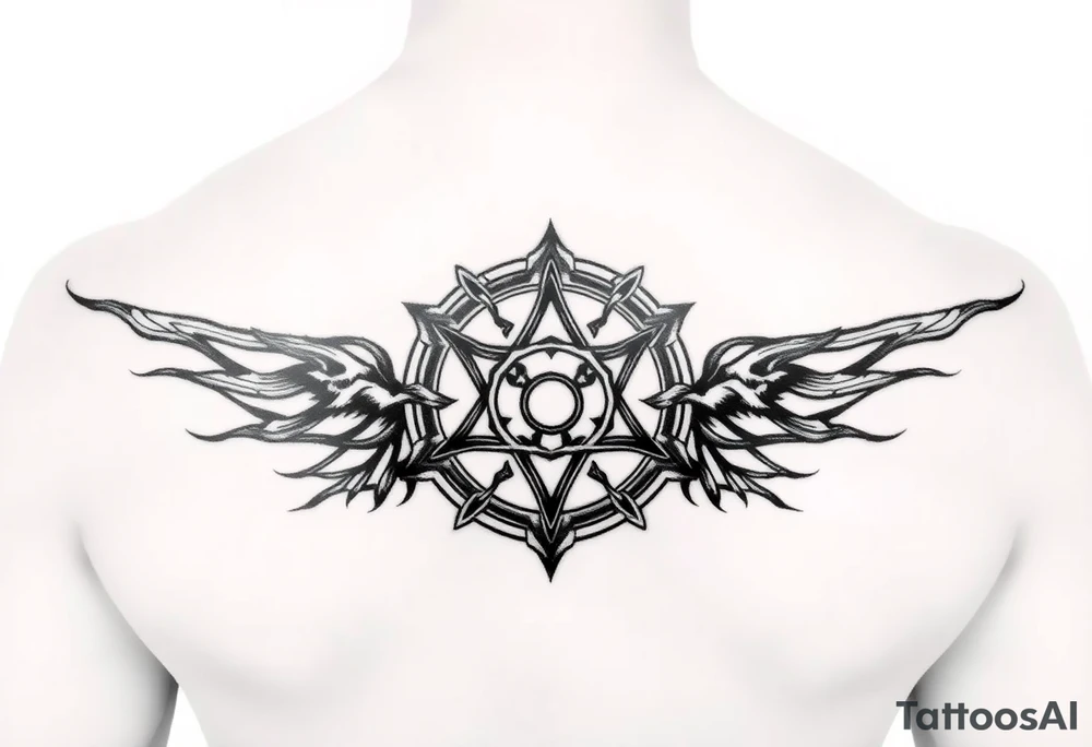 The human transmutation symbol from full metal alchemist tattoo idea