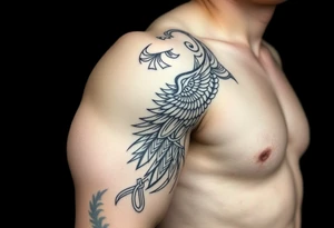 Egyptian theme . Add more elements. I have Egyptian symbols also so I want to connect them tattoo idea