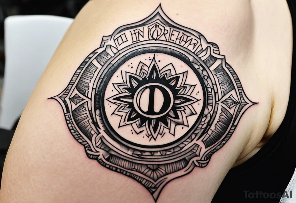 with a dream in my eye and a prayer in my heart tattoo idea