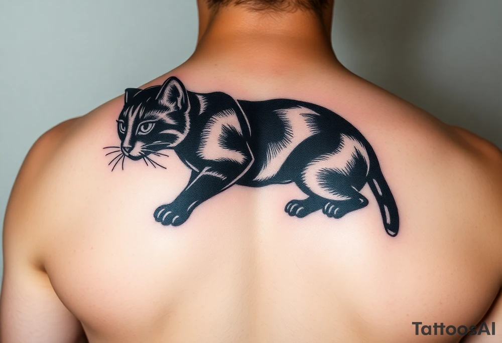 Black Cat tattoo idea