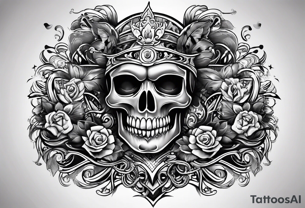 Rock a billy motive tattoo idea