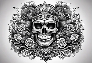 Rock a billy motive tattoo idea