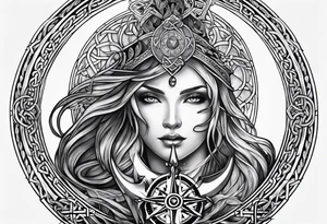 Celtic, forearm, half sleeve, anchor, compass tattoo idea
