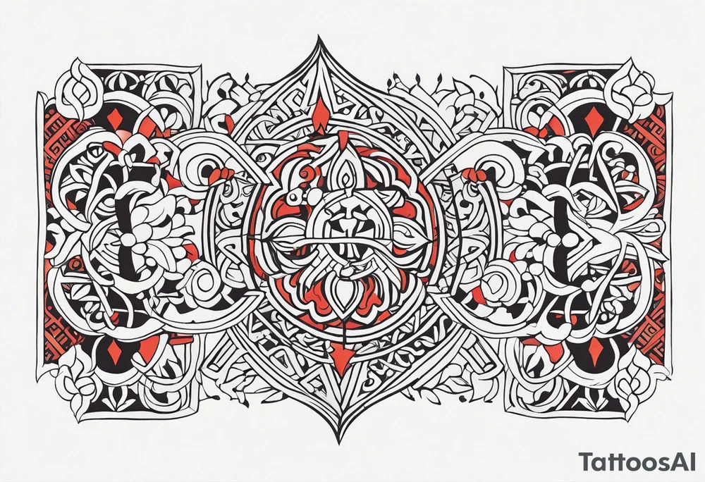slavic patterns tattoo idea