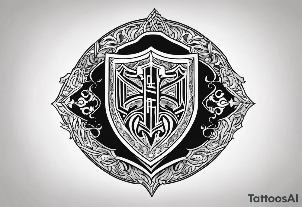 Valhalla shield tattoo idea