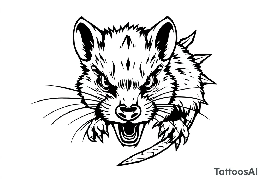 Ratatosk, but dangerous tattoo idea