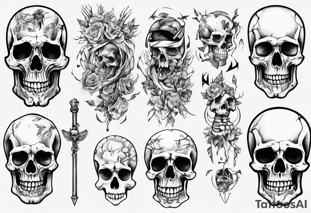 Skeleton tattoo idea