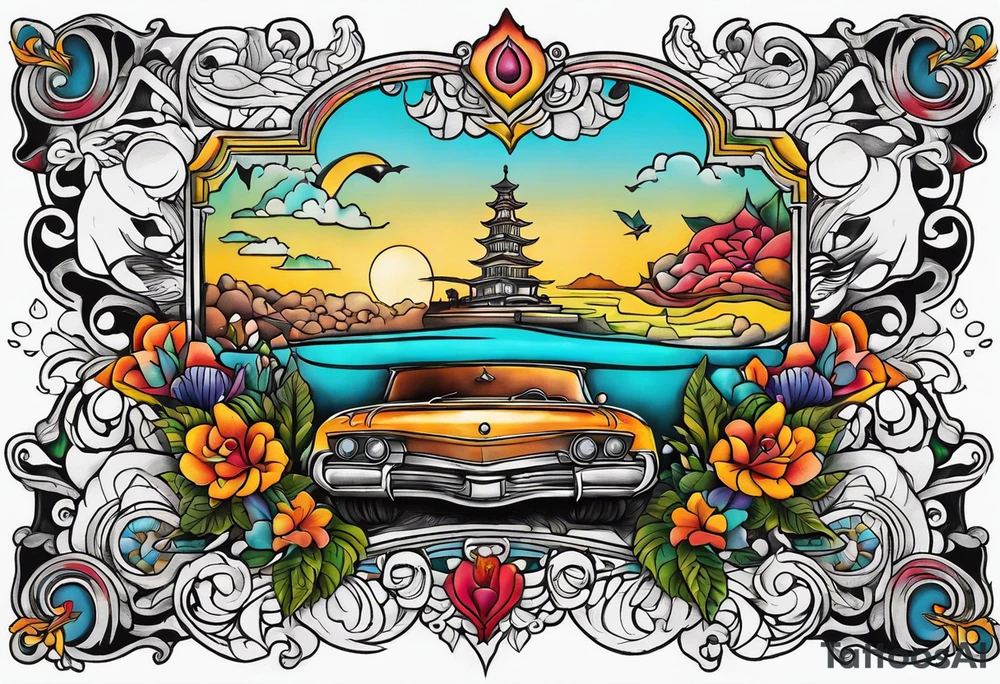 antique shop tattoo idea