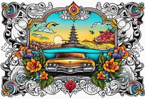 antique shop tattoo idea