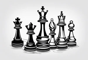 QUEEN CHESS tattoo idea