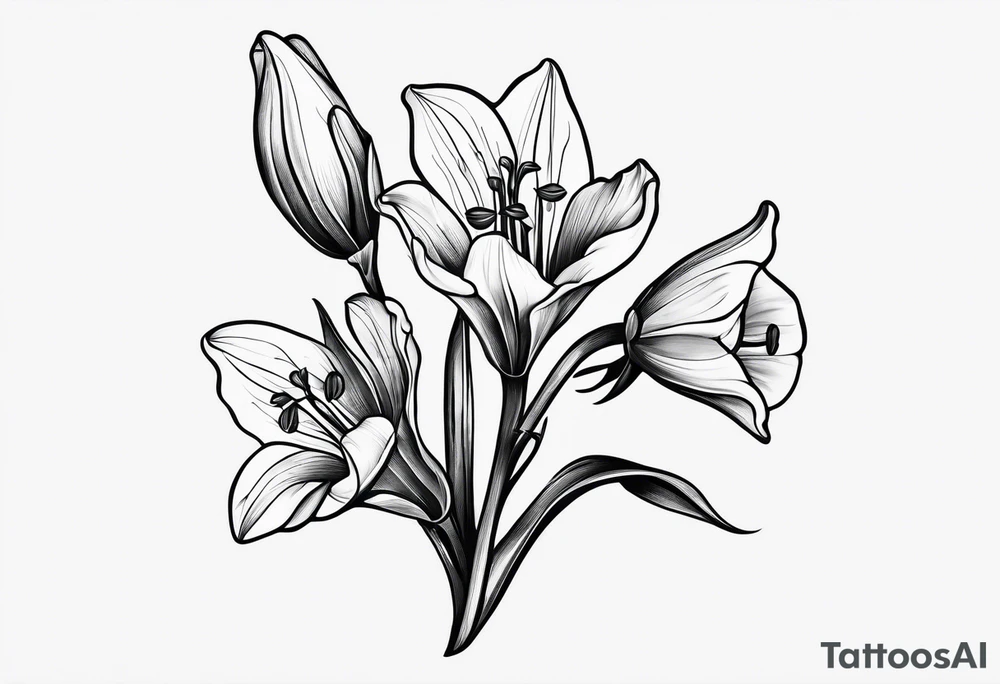 bluebell tattoo idea