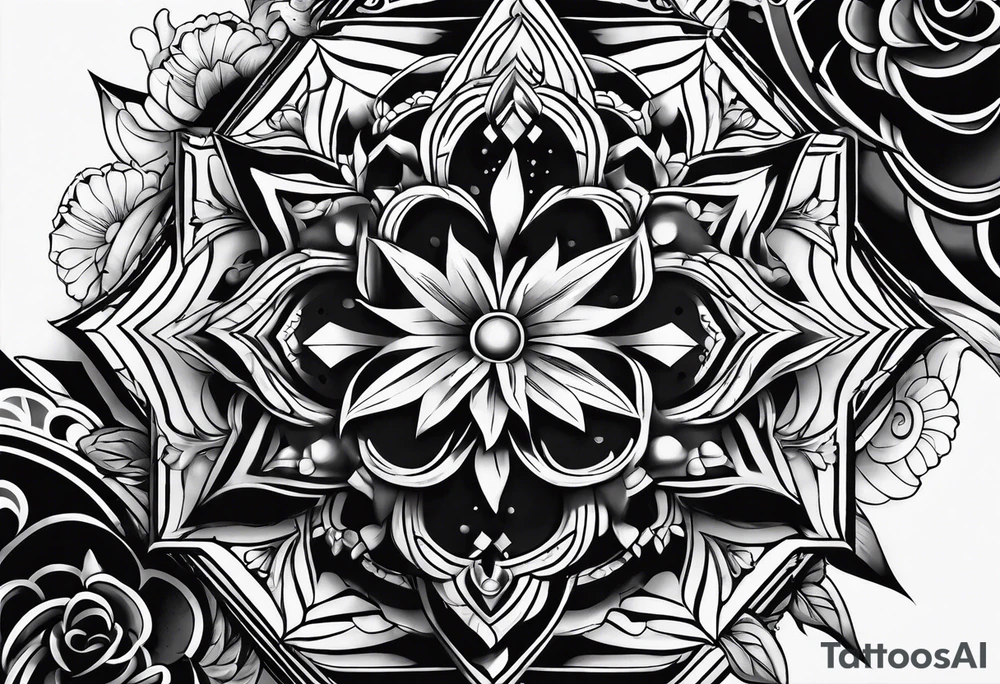 shadows of humanity tattoo idea