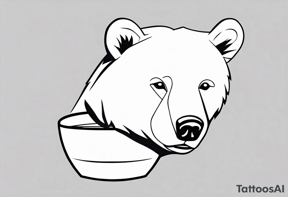 BEAR CUP tattoo idea