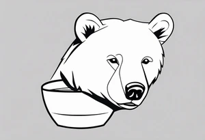 BEAR CUP tattoo idea