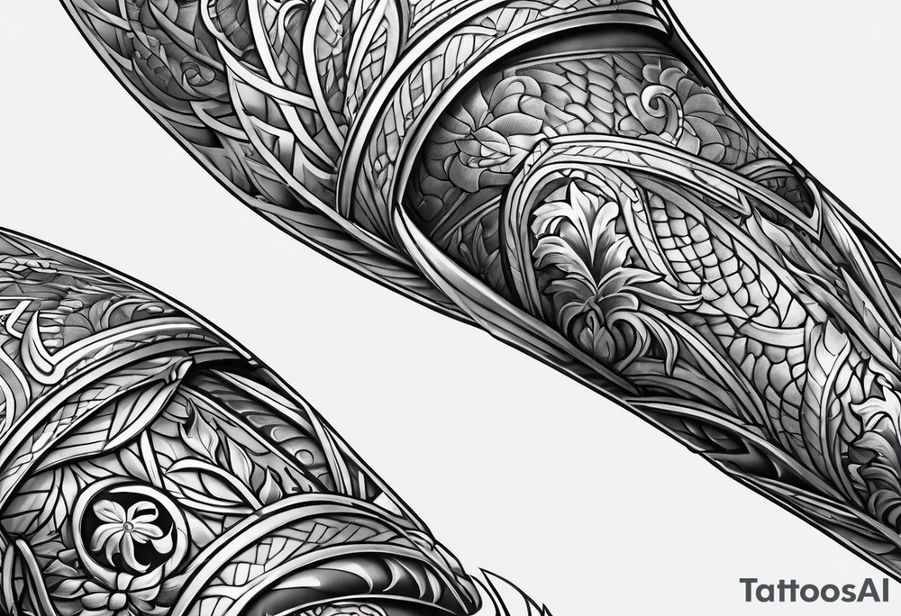 greaves armor tattoo idea