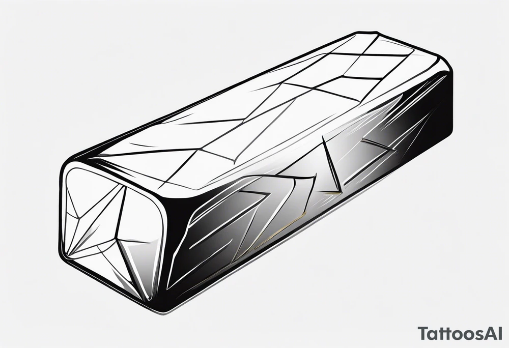 Gold ingot tattoo idea