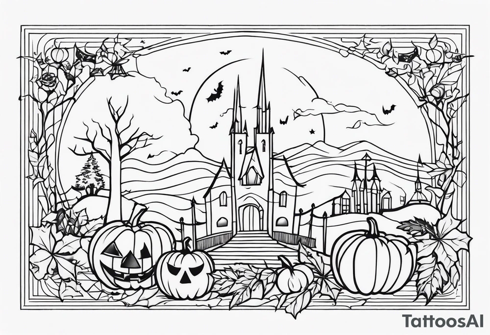 halloween tattoo idea