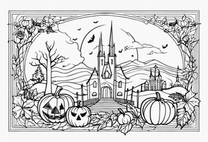 halloween tattoo idea