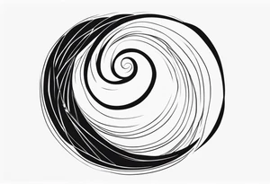 spiral tattoo idea