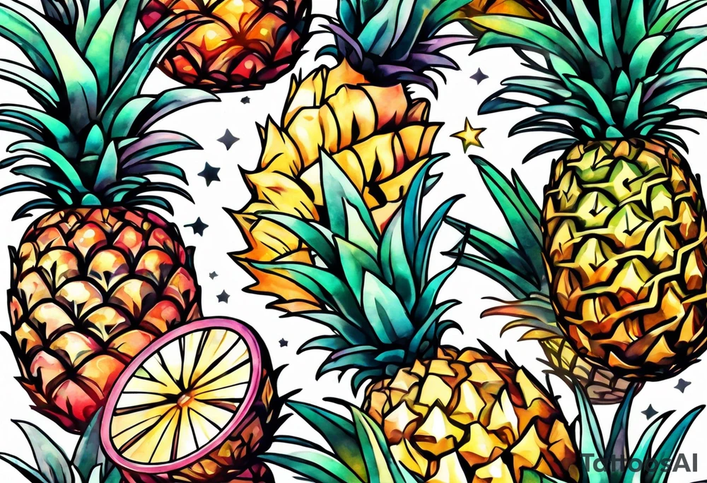 Animals, amsterdam, pineapples, space, galaxy, canal tattoo idea