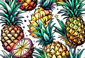 Animals, amsterdam, pineapples, space, galaxy, canal tattoo idea